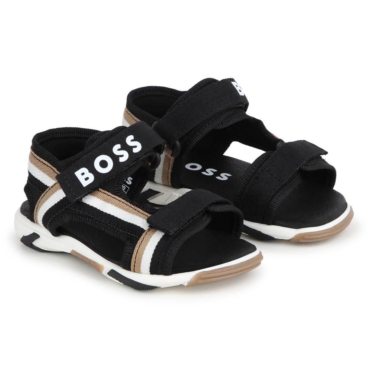 Baby Boys Black Sandals