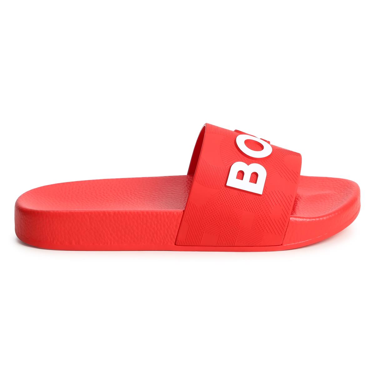 Boys Red Slippers