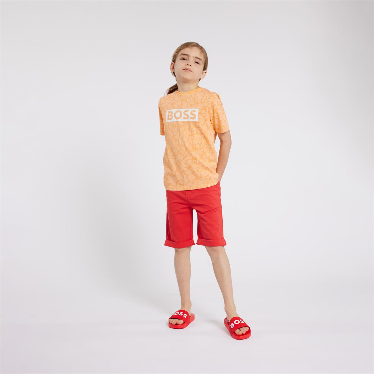 Boys Red Slippers