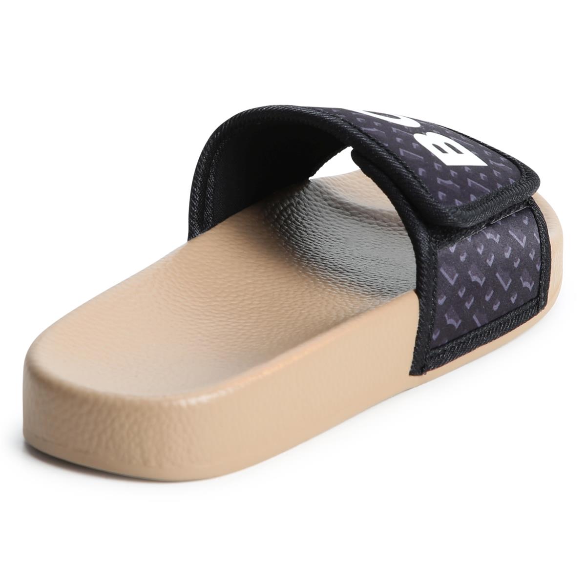Boys Black Slippers