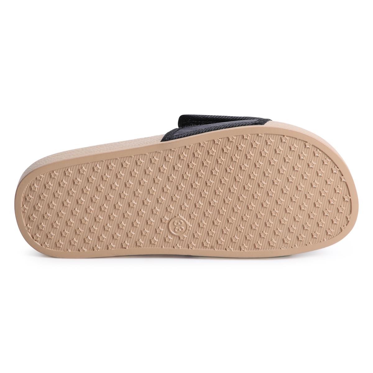 Boys Black Slippers