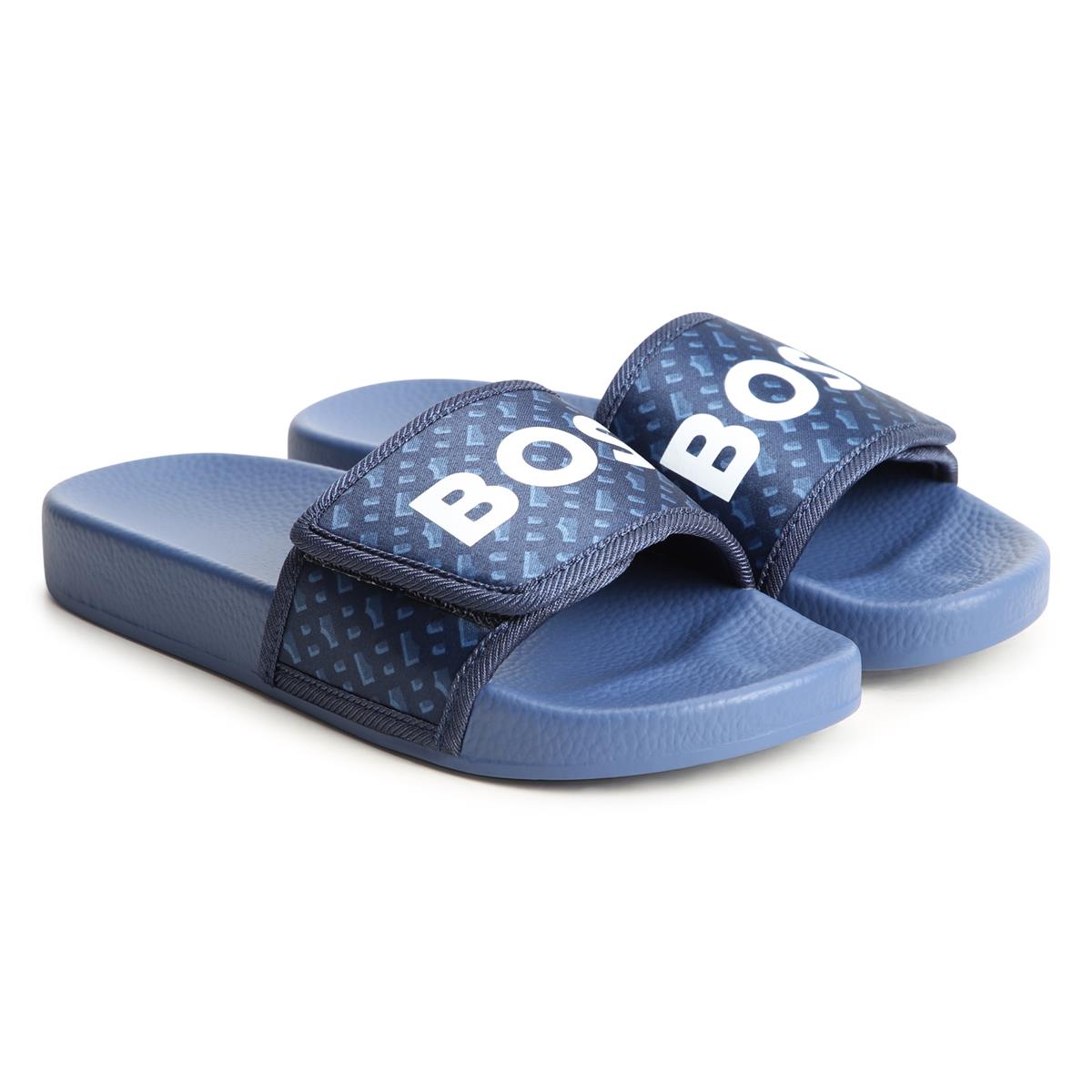 Boys Blue Slippers