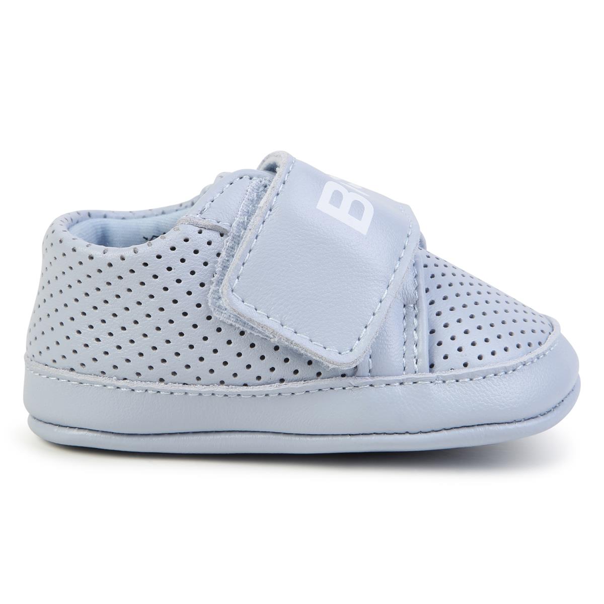 Baby Boys Light Blue Flat Shoes