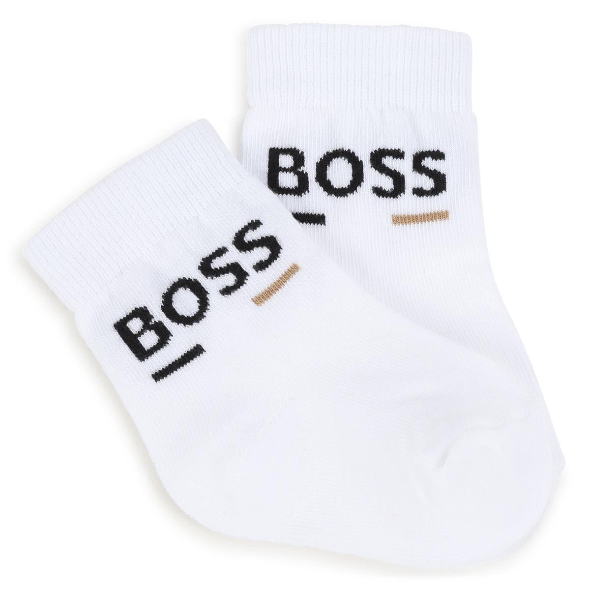 Baby Boys White Cotton Socks Set(3 Pack)