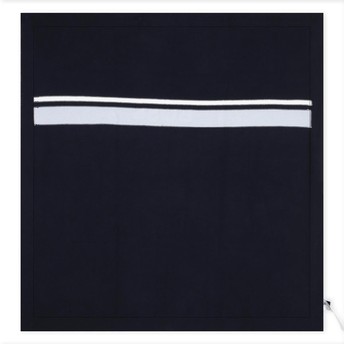 Baby Boys & Girls Navy Cotton Blanket(75x75cm)