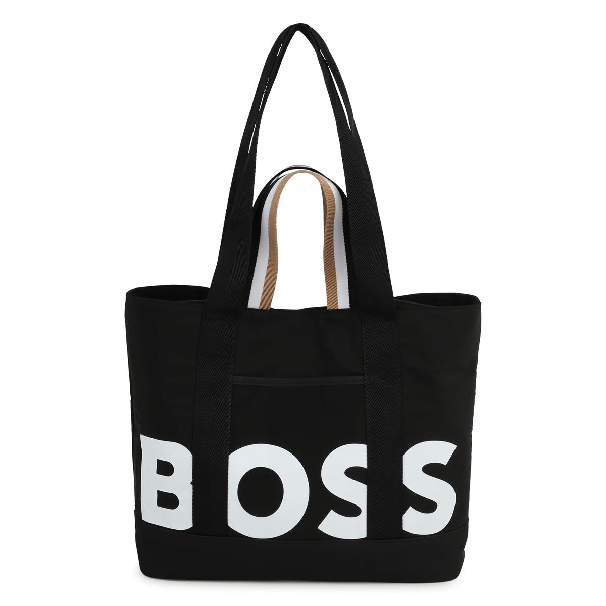Black Logo Handbag(34x31x12.5cm)