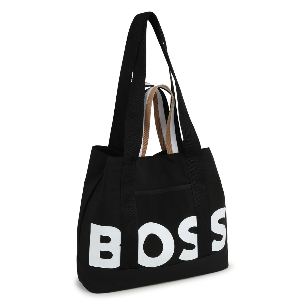 Black Logo Handbag(34x31x12.5cm)