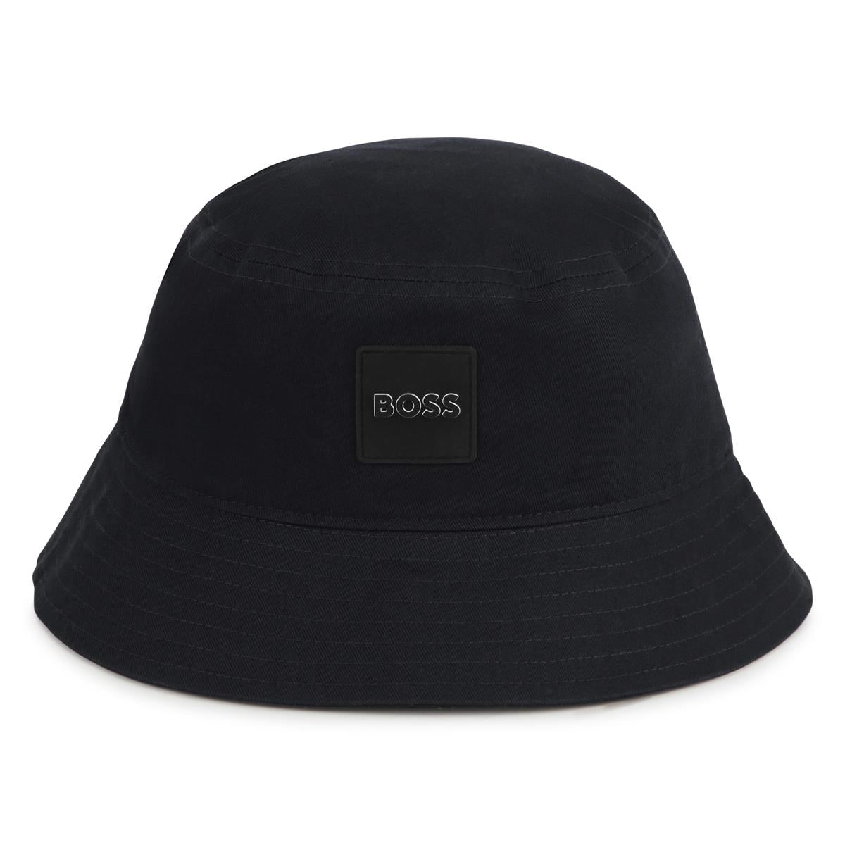 Boys Black Bucket Hat