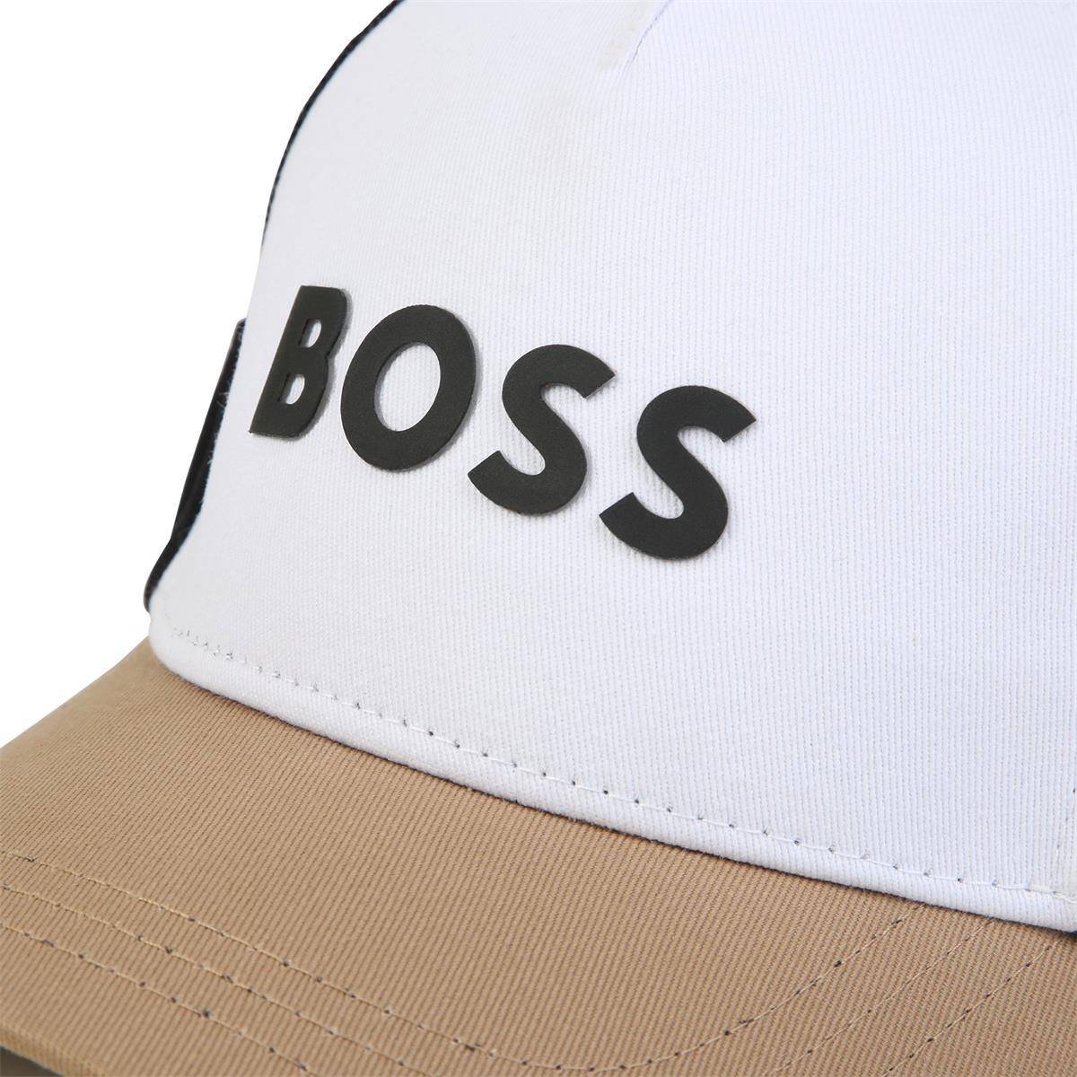 Boys White Cap
