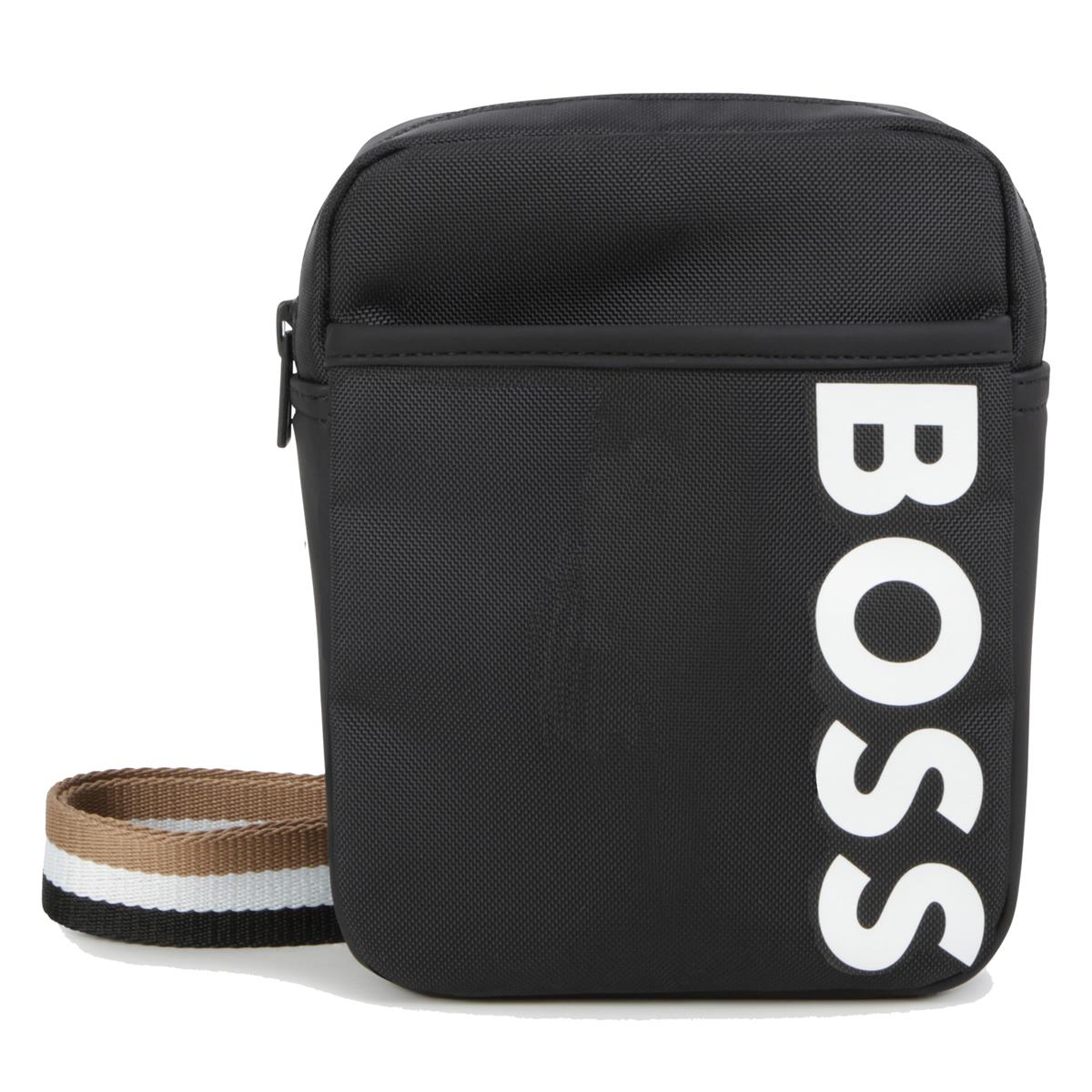 Boys Black Shoulder Bag(14x18x4.5cm)