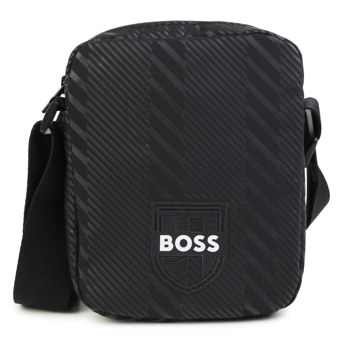 Boys Black Shoulder Bag(15x19x4.5cm)