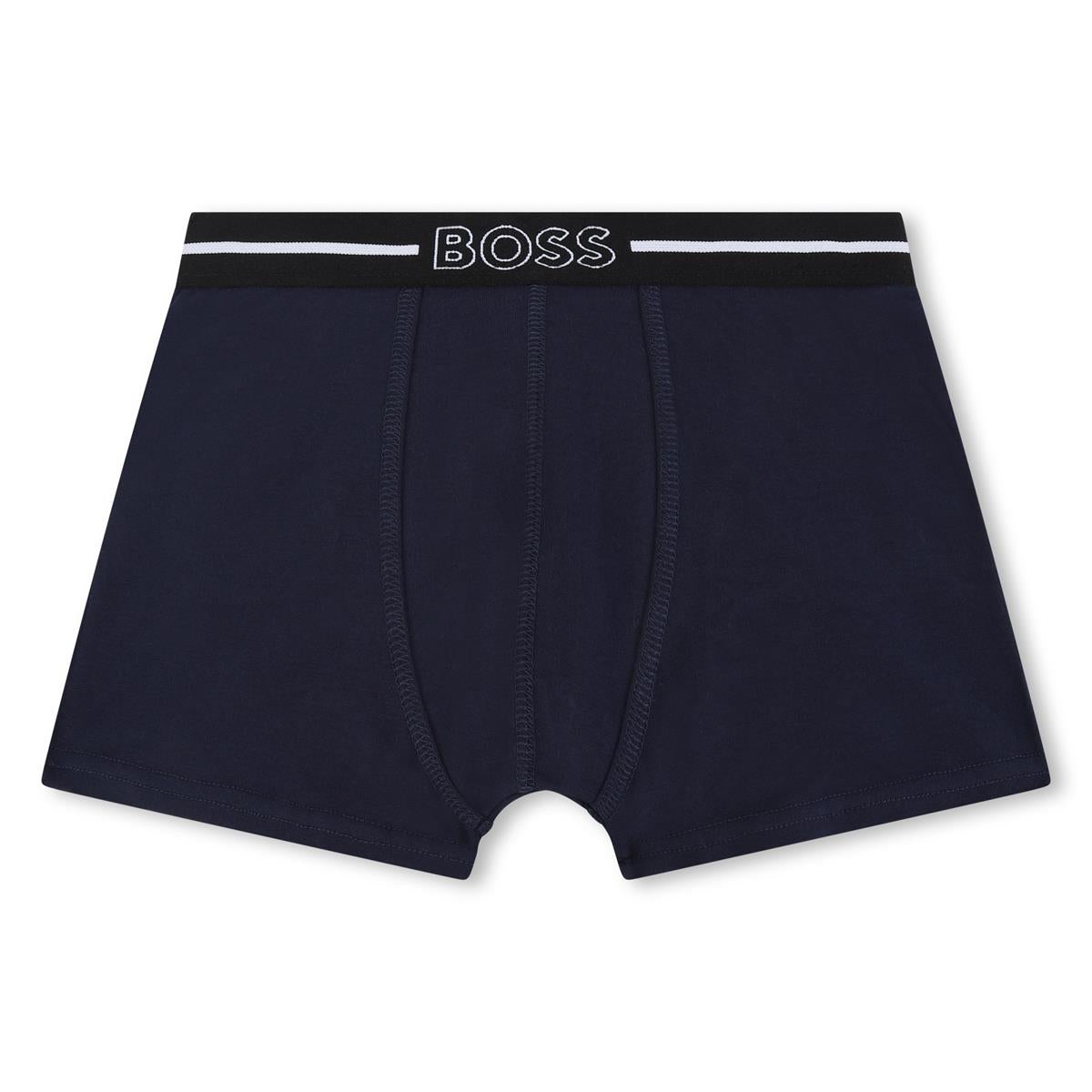 Boys Blue Cotton Underwear Set(2 Pack)