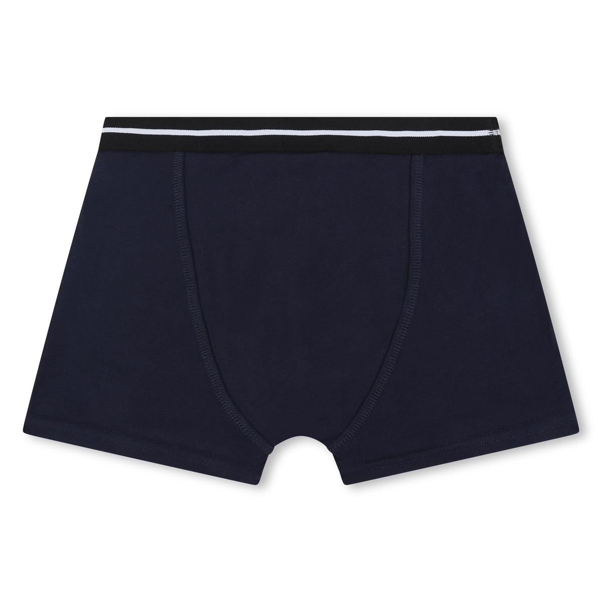 Boys Blue Cotton Underwear Set(2 Pack)