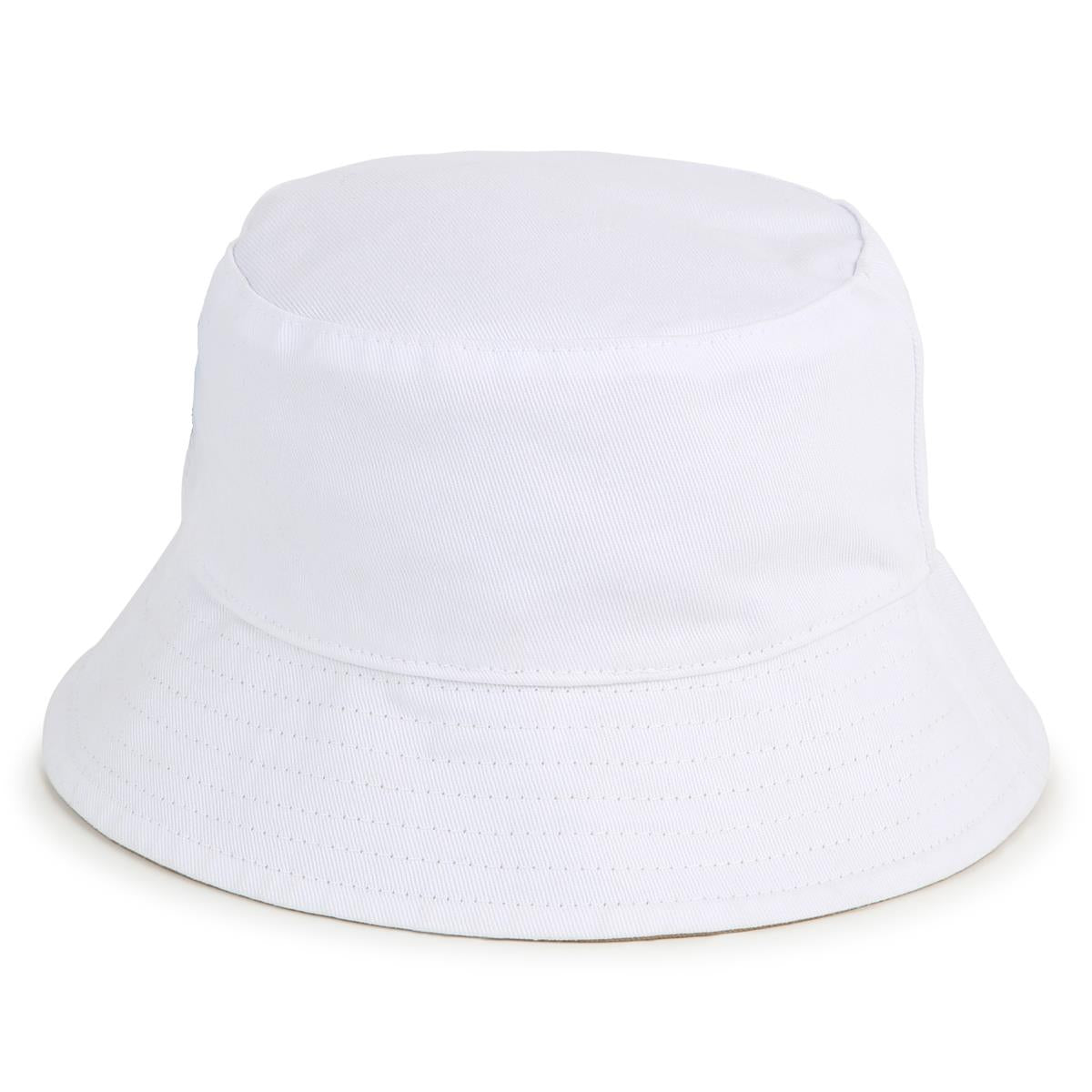 Baby Boys Beige Reversible Bucket Hat