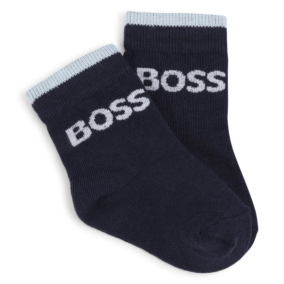 Baby Boys White Cotton Socks Set(3 Pack)