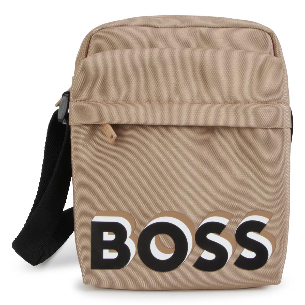 Boys Beige Shoulder Bag(15x20x4.5cm)