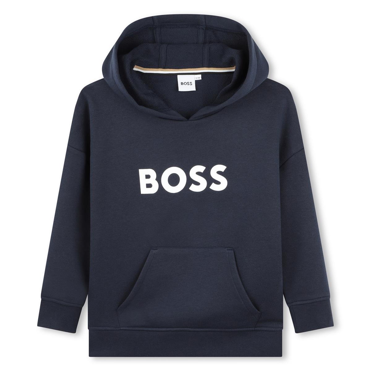 Boys Navy Hooded Sweatshirt