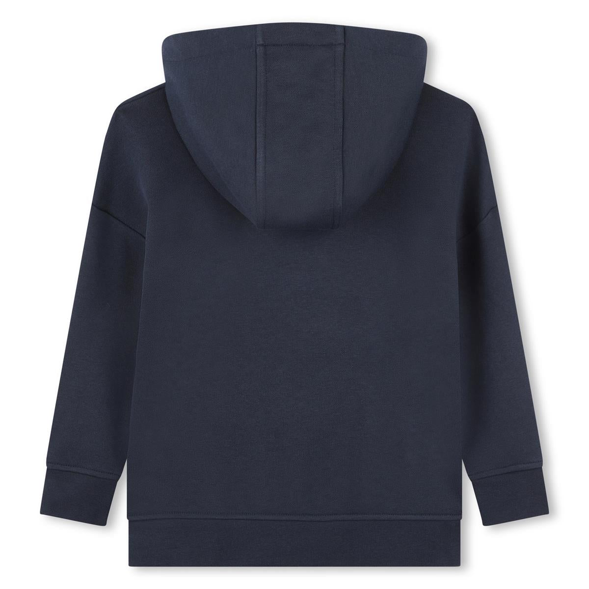 Boys Navy Hooded Sweatshirt