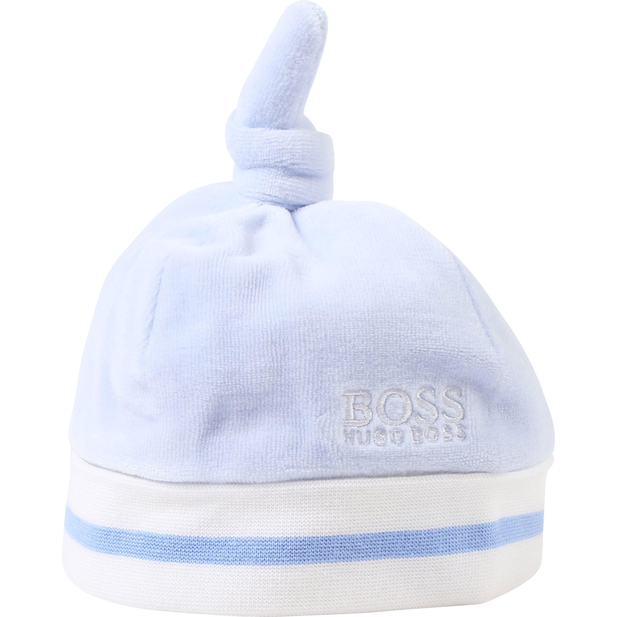Baby Boys Light Blue Cotton Hat