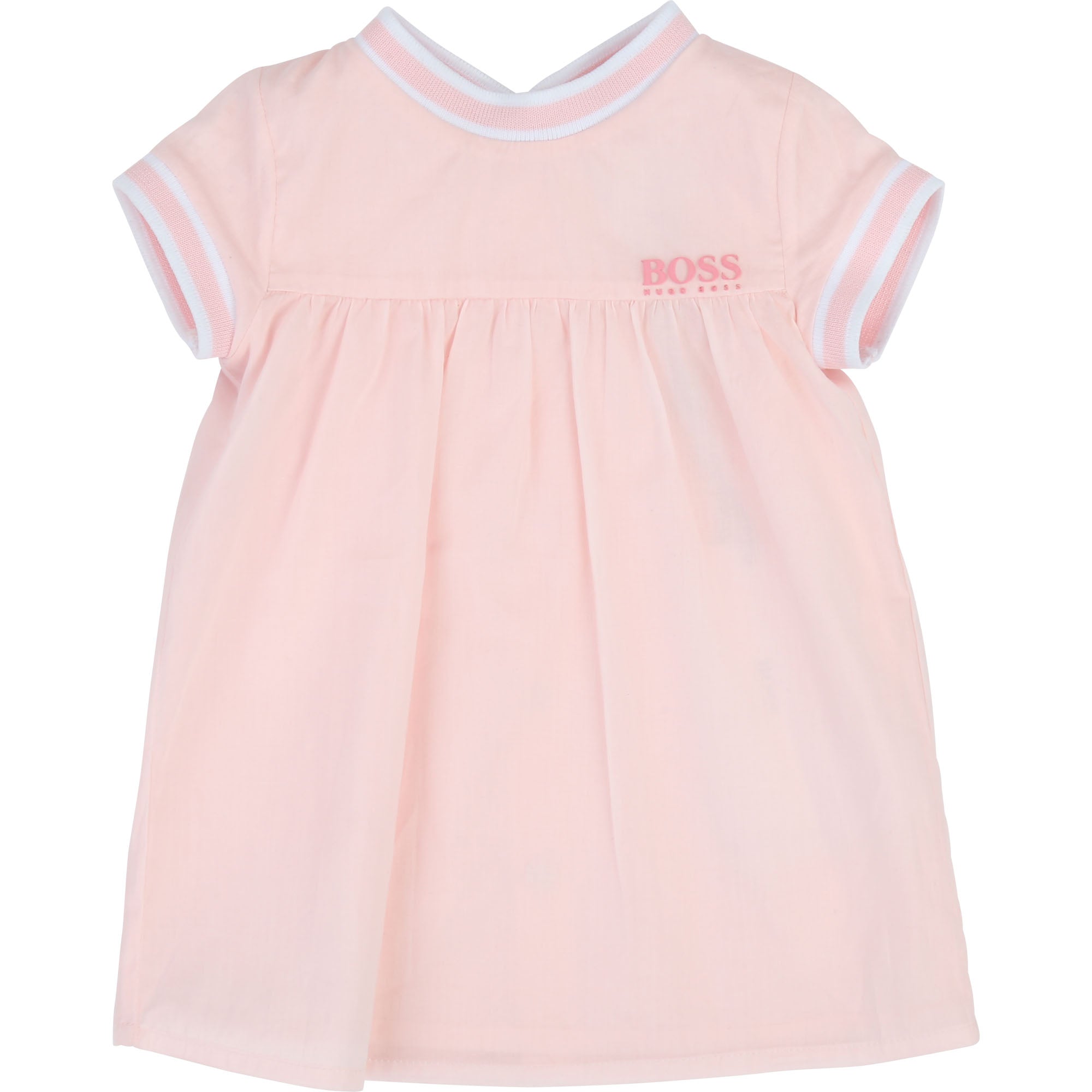 Baby Girls Pale Pink Cotton Dress