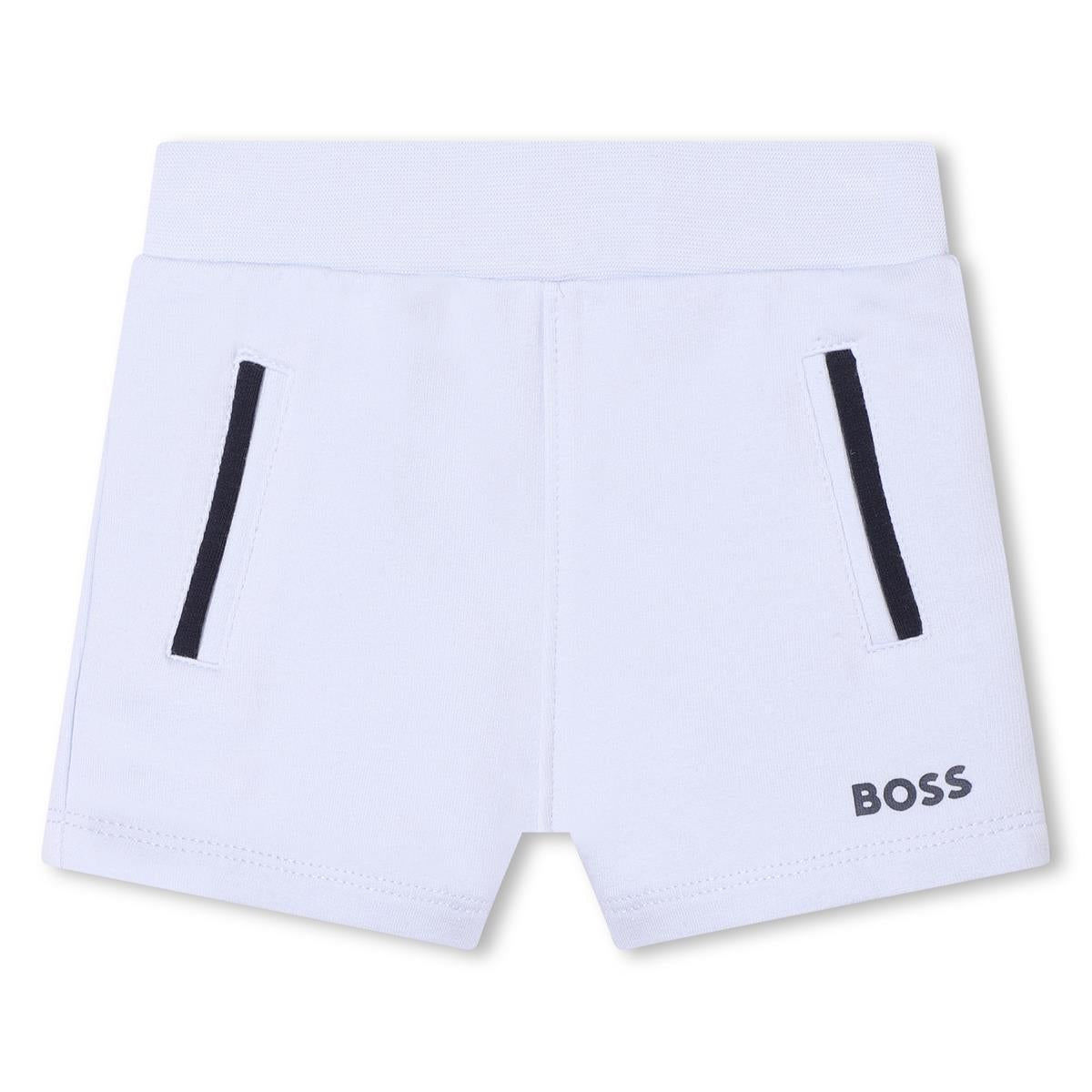 Baby Boys White Shorts