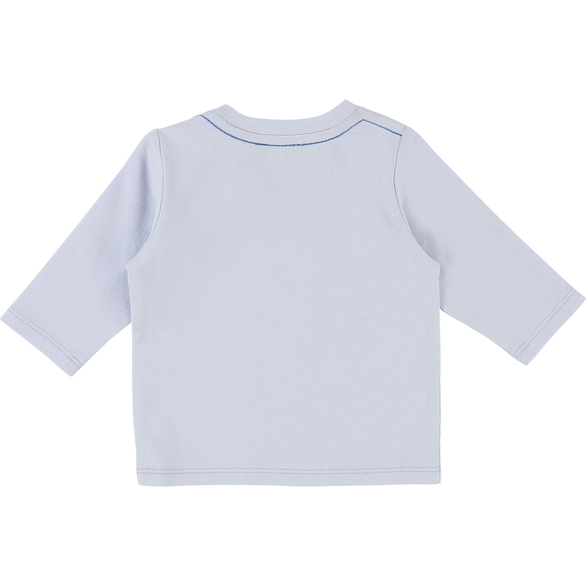 Baby Boys Light Blue Cotton T-shirt