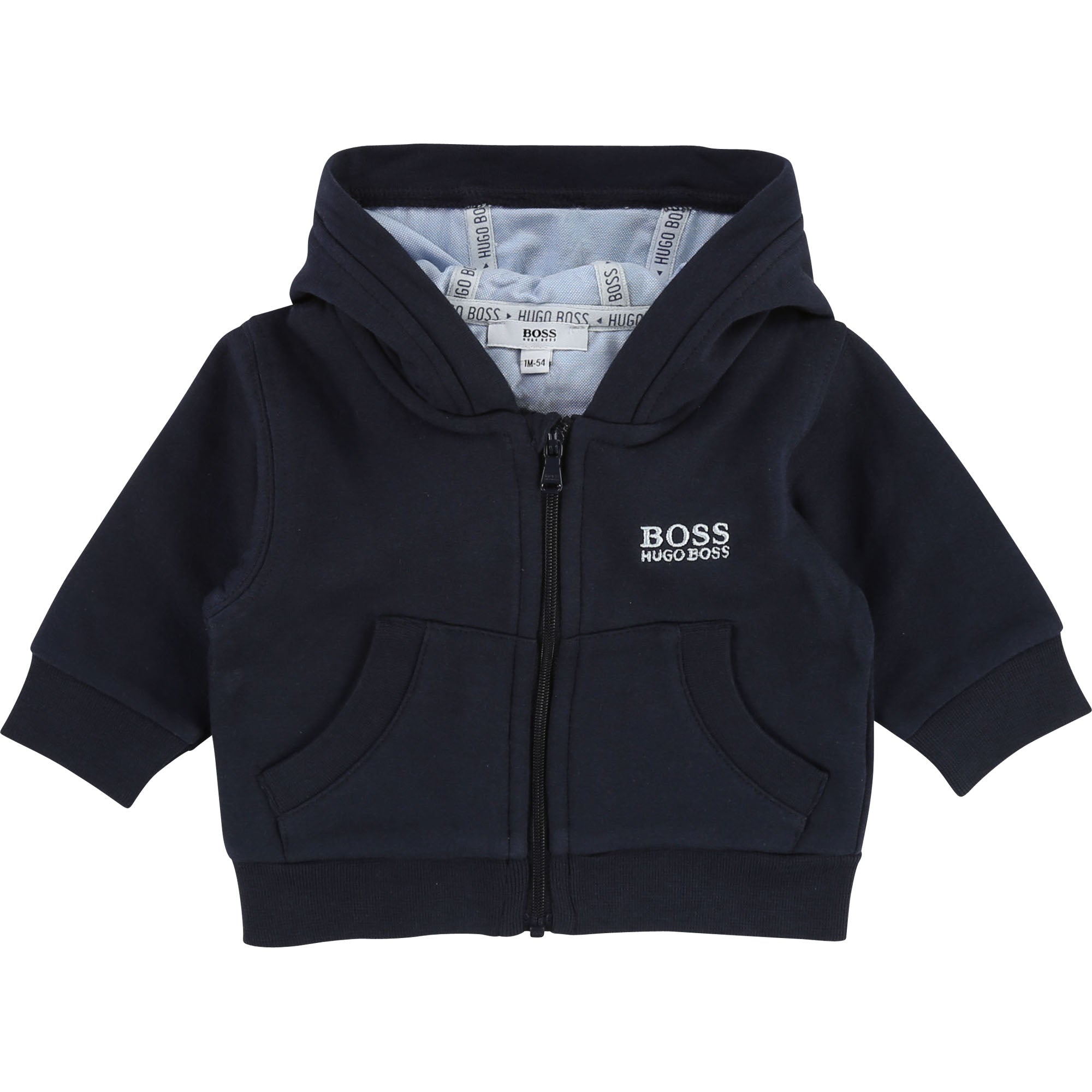 Baby Boys Blue Cargo Cotton Cardigan