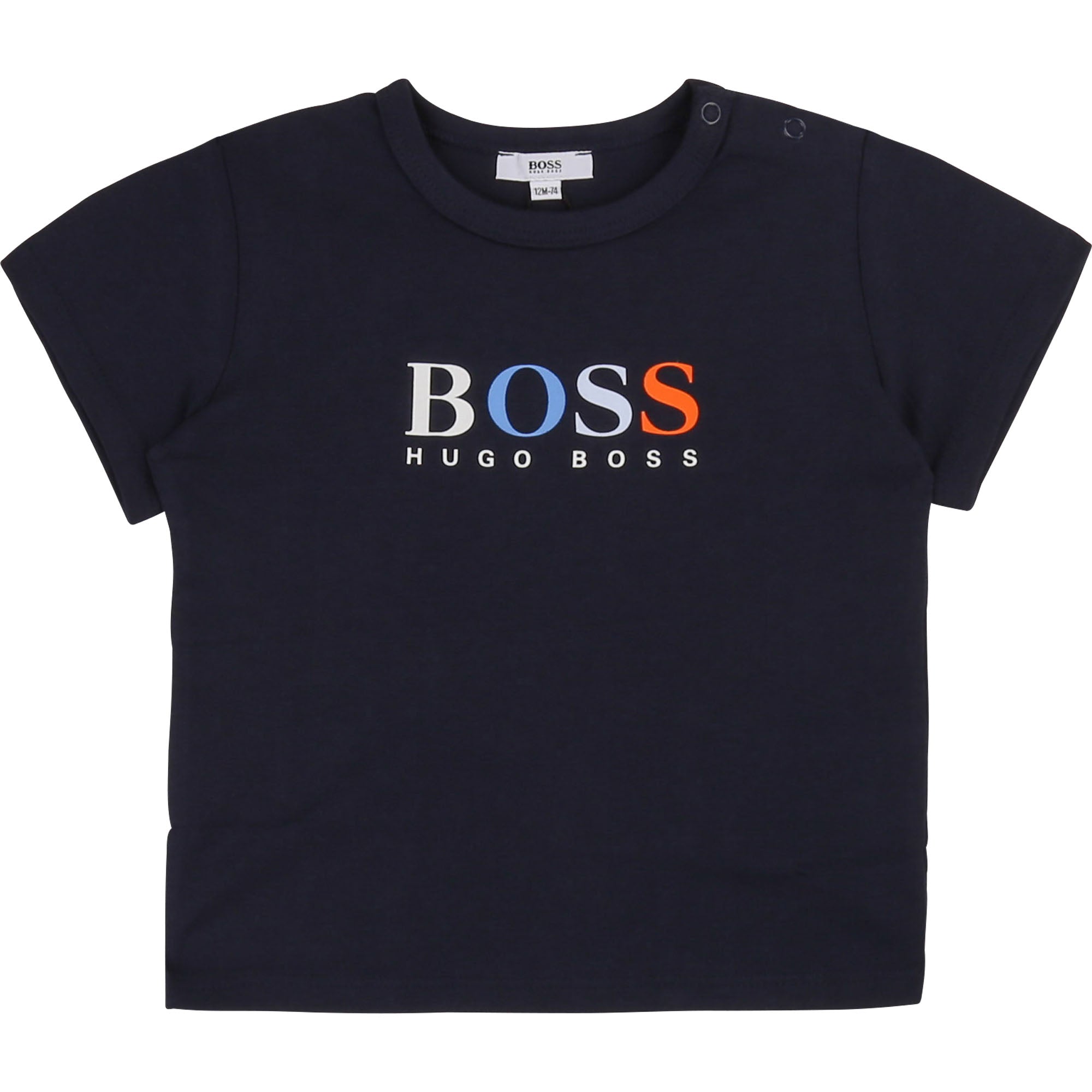 Baby Boys Blue Cotton T-shirt