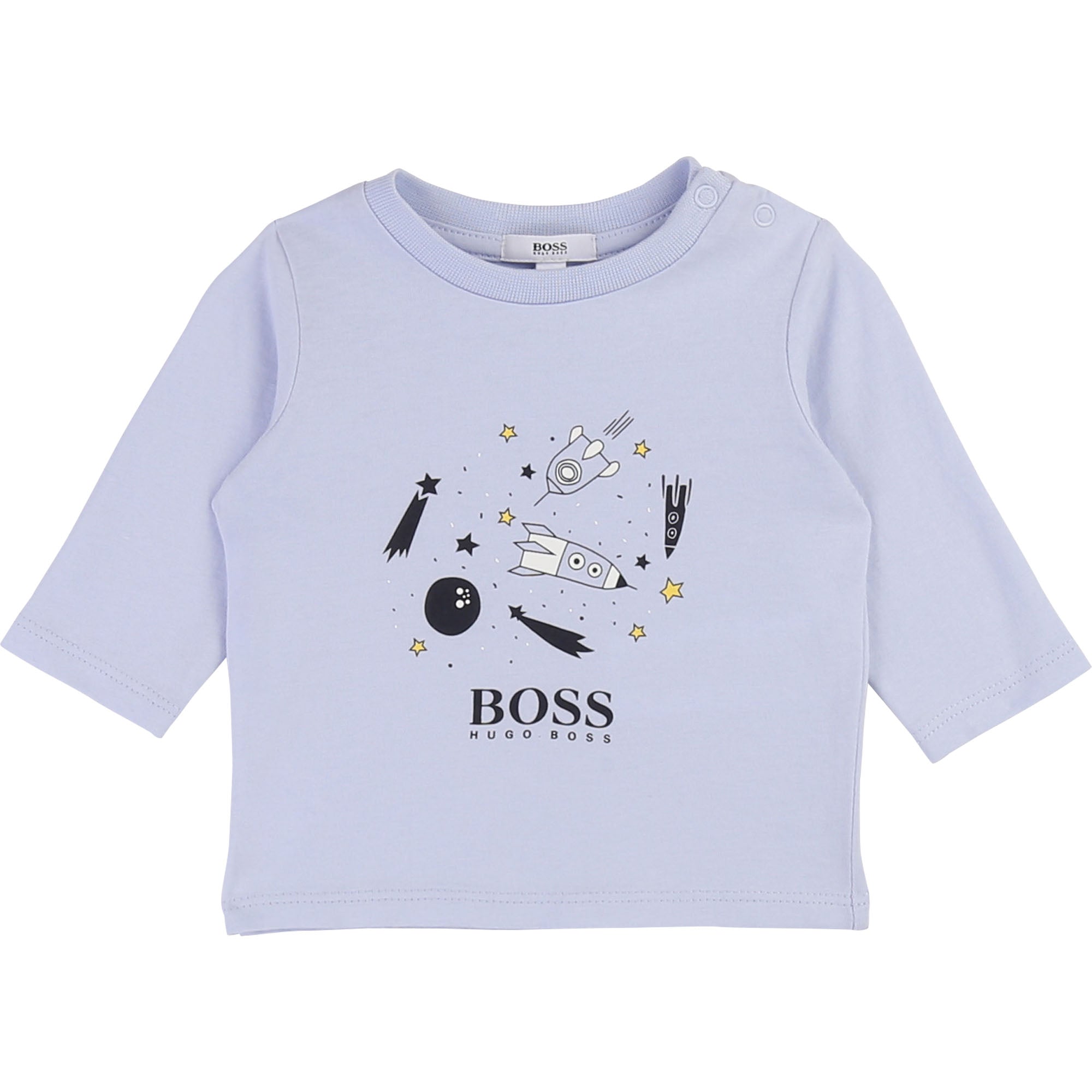 Baby Boys Light Blue Cotton T-shirt