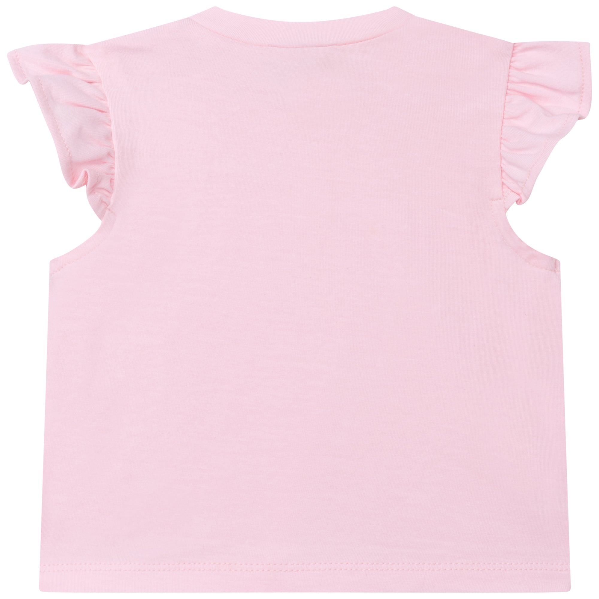 Baby Girls Pink Cotton T-Shirt