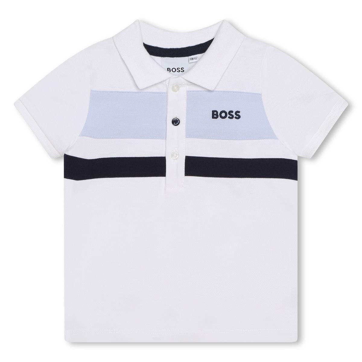 Boys White Polo Shirt