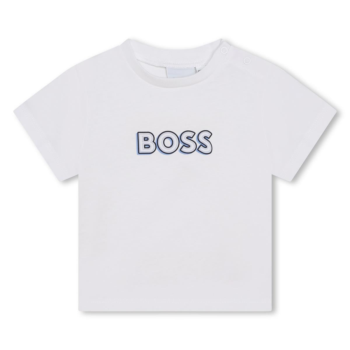 Boys White Logo T-Shirt