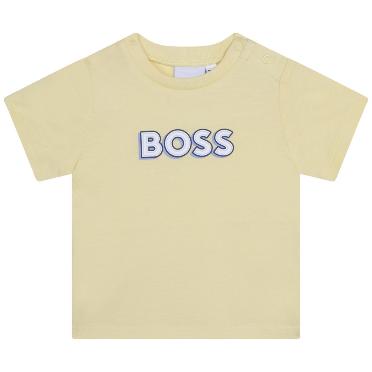 Boys Boys Yellow Logo T-Shirt