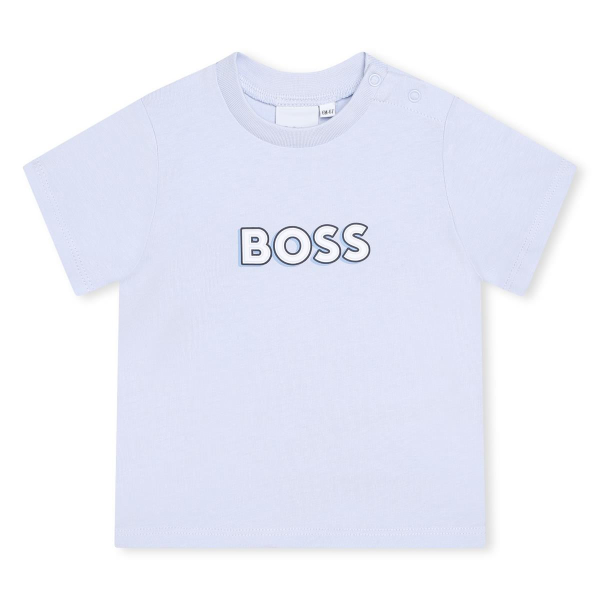 Boys Boys Light Blue Logo T-Shirt