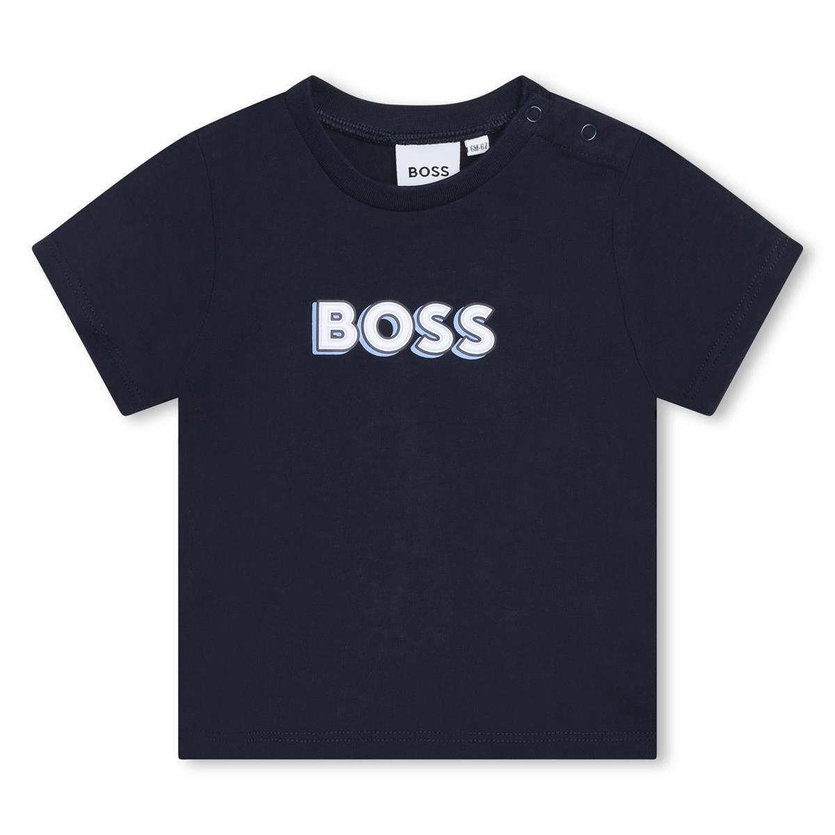Boys Boys Navy Logo T-Shirt