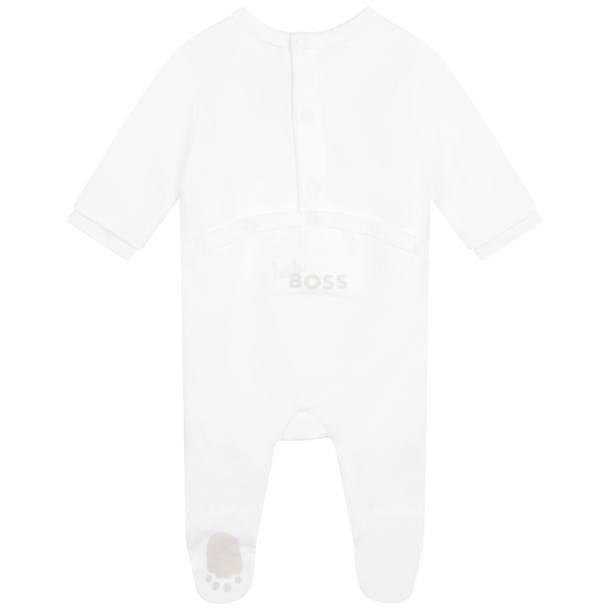 Baby Girls White Babysuit