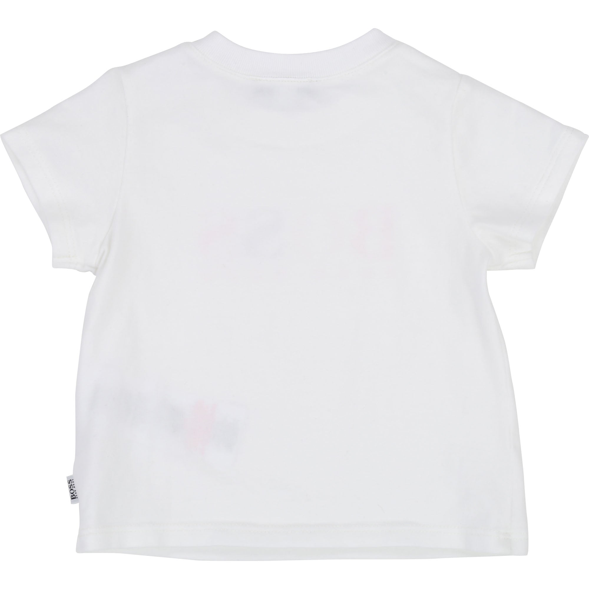 Baby Girls White & Pink Cotton 2 Pack T-shirt