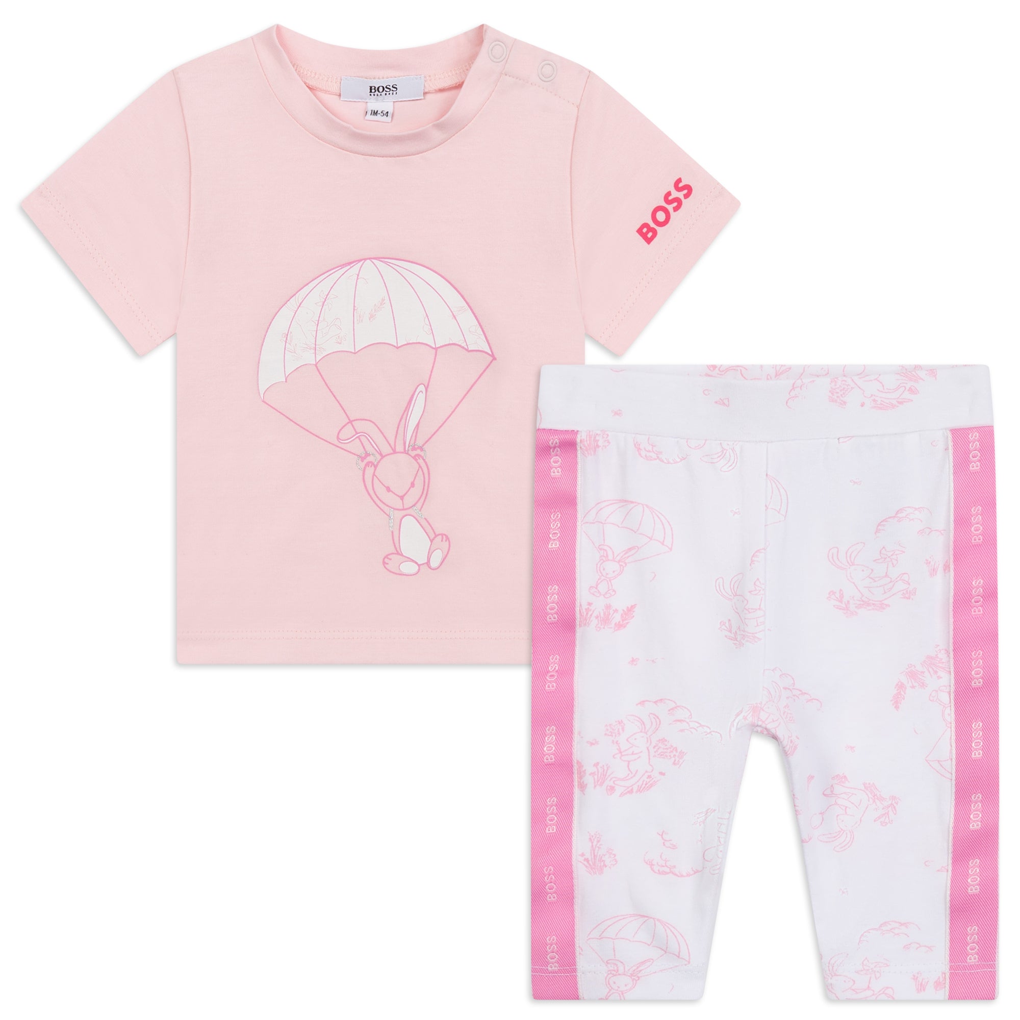 Baby Girls Pink Cotton Set