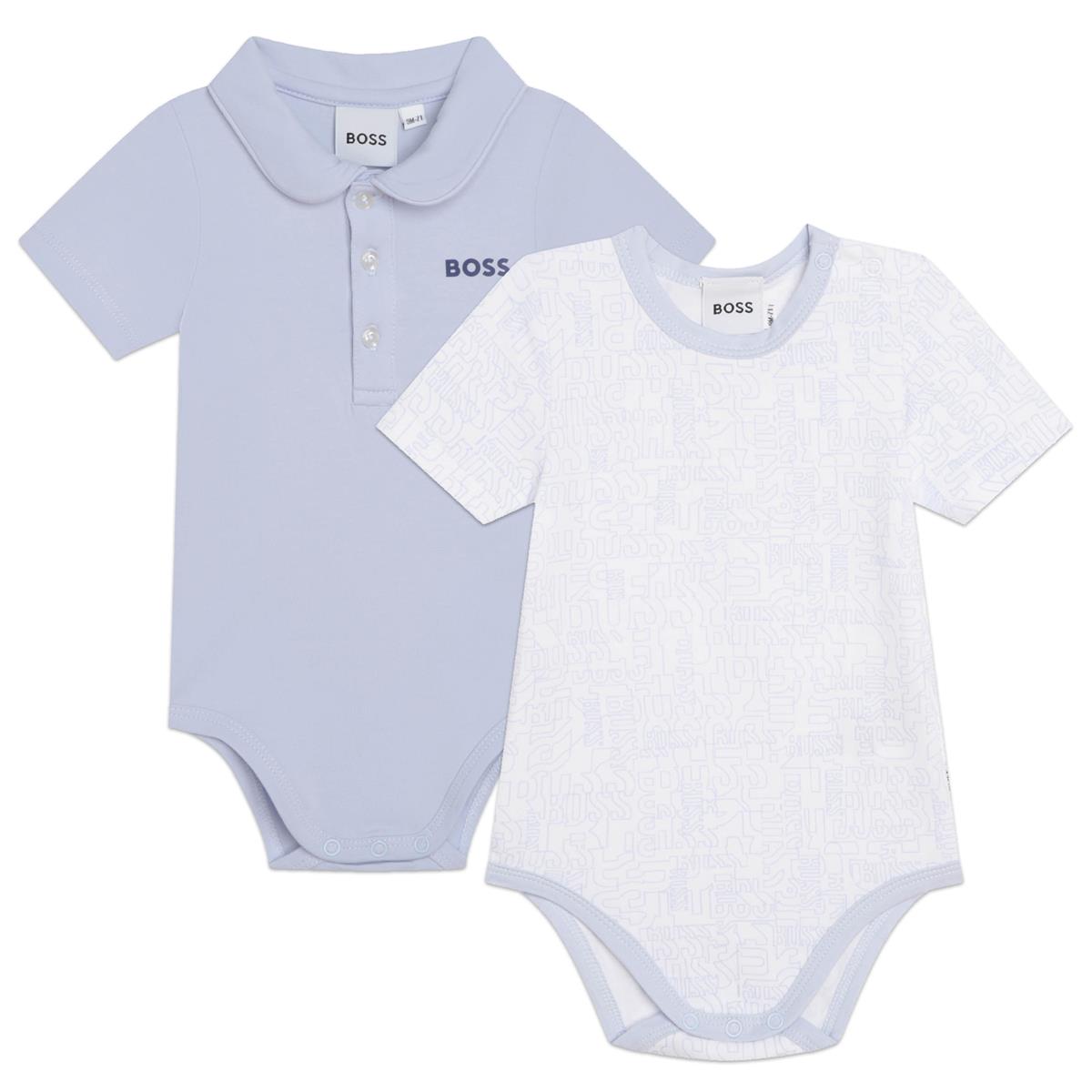 Baby Boys & Girls Blue Babysuit Set