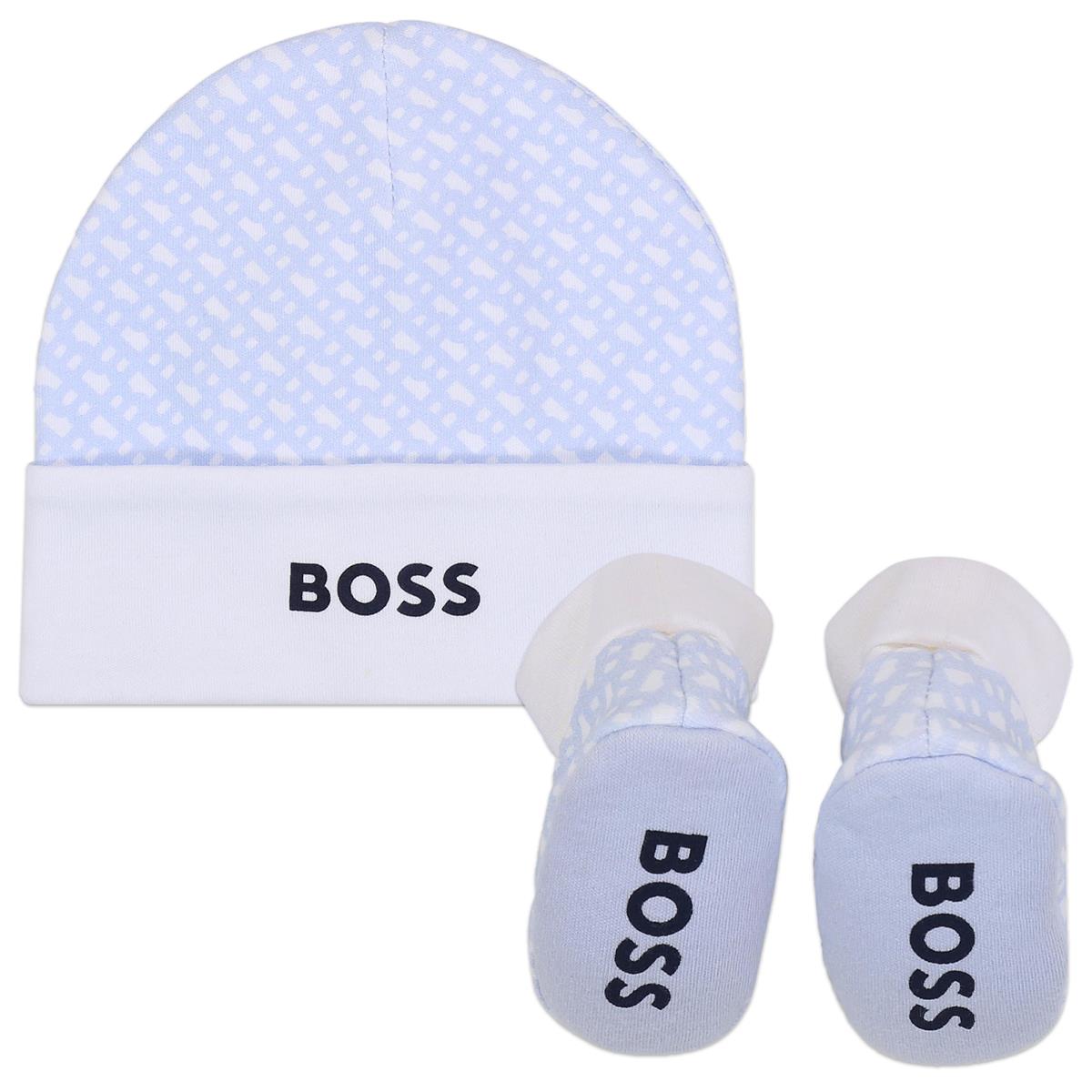 Baby Boys Blue Hat & Shoes