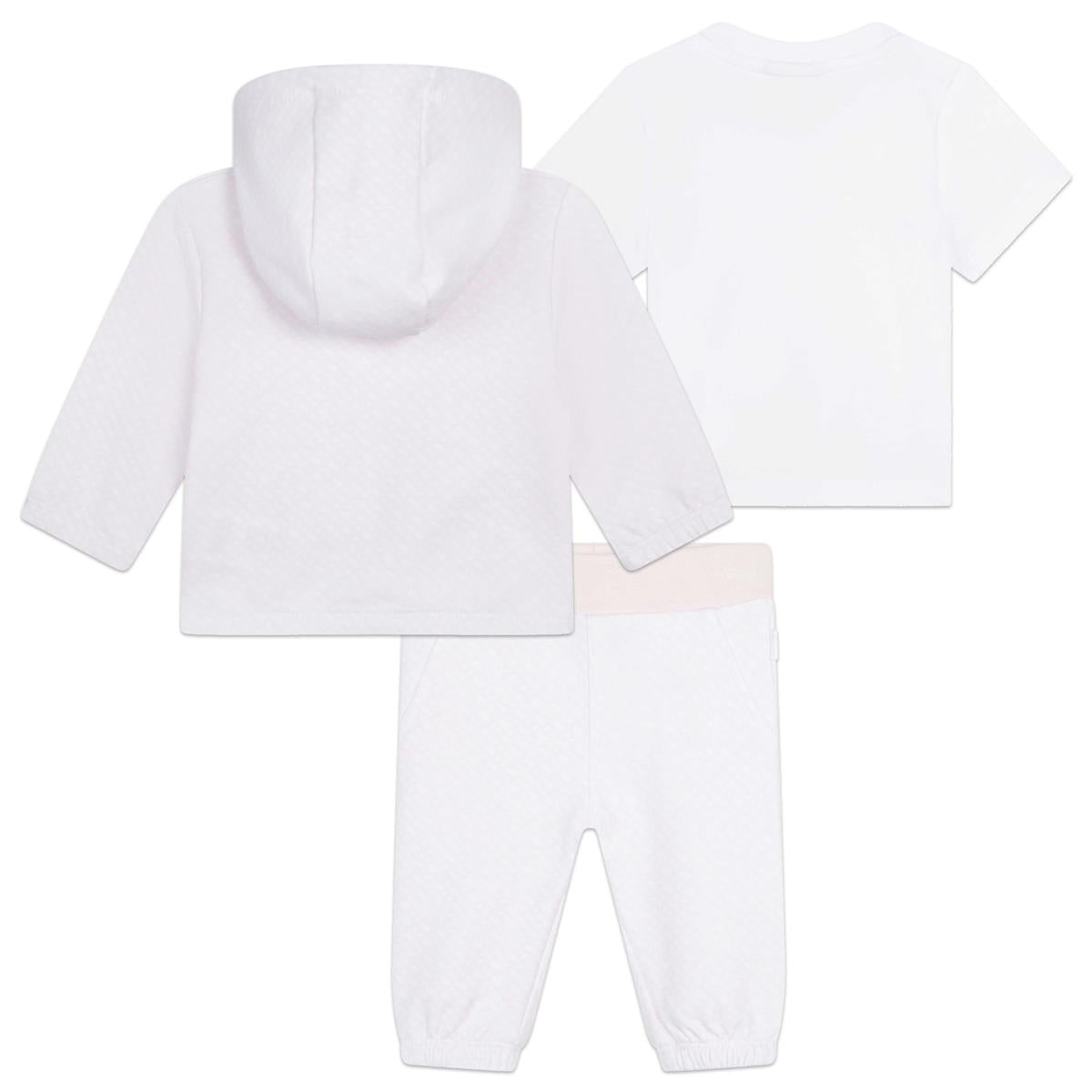 Baby Girls White Cotton Set