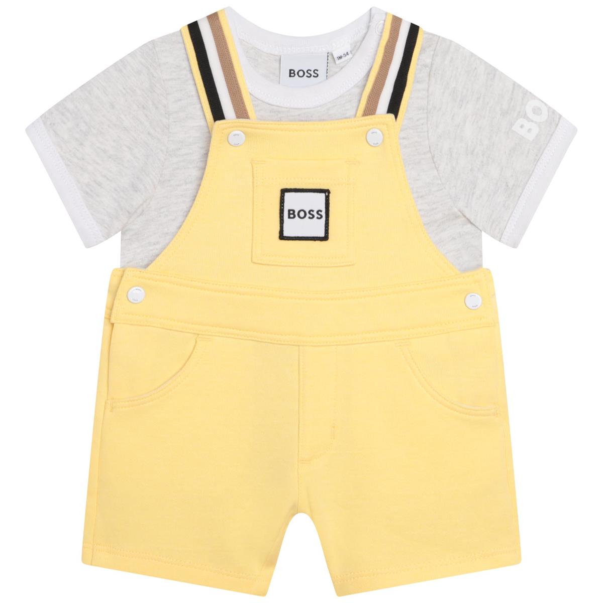 Baby Boys Yellow Cotton Set