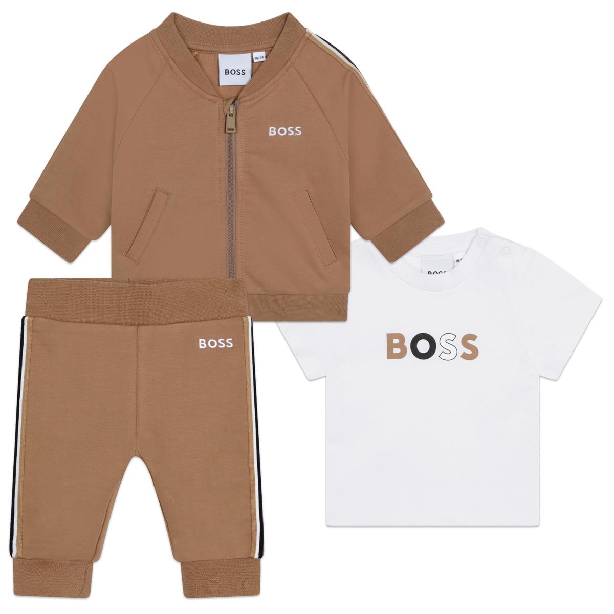 Baby Boys Camel Cotton Set