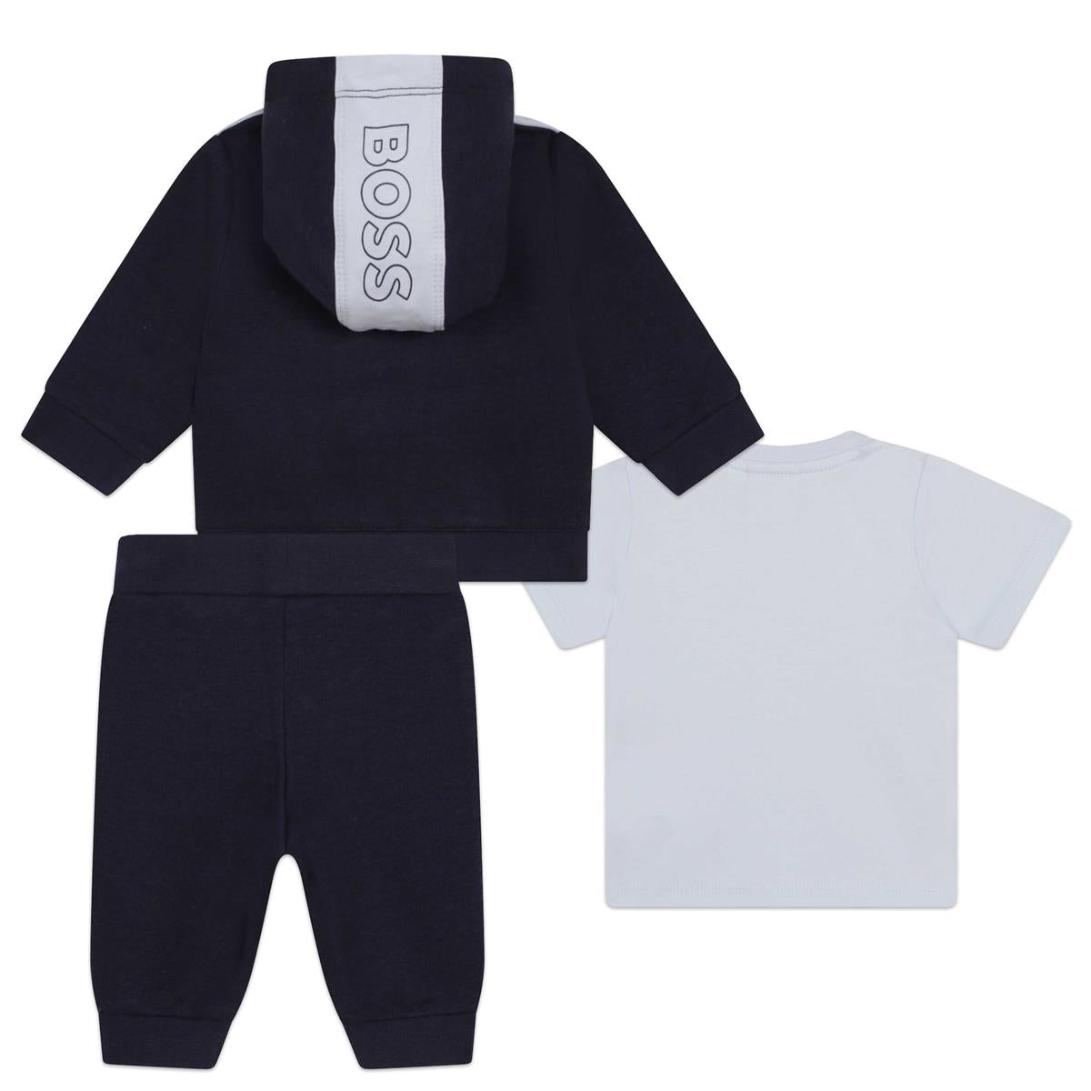 Baby Boys Blue Cotton Set