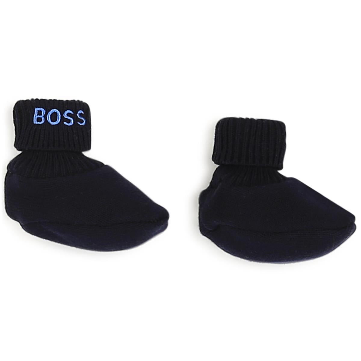 Baby Boys Blue Hat & Shoes