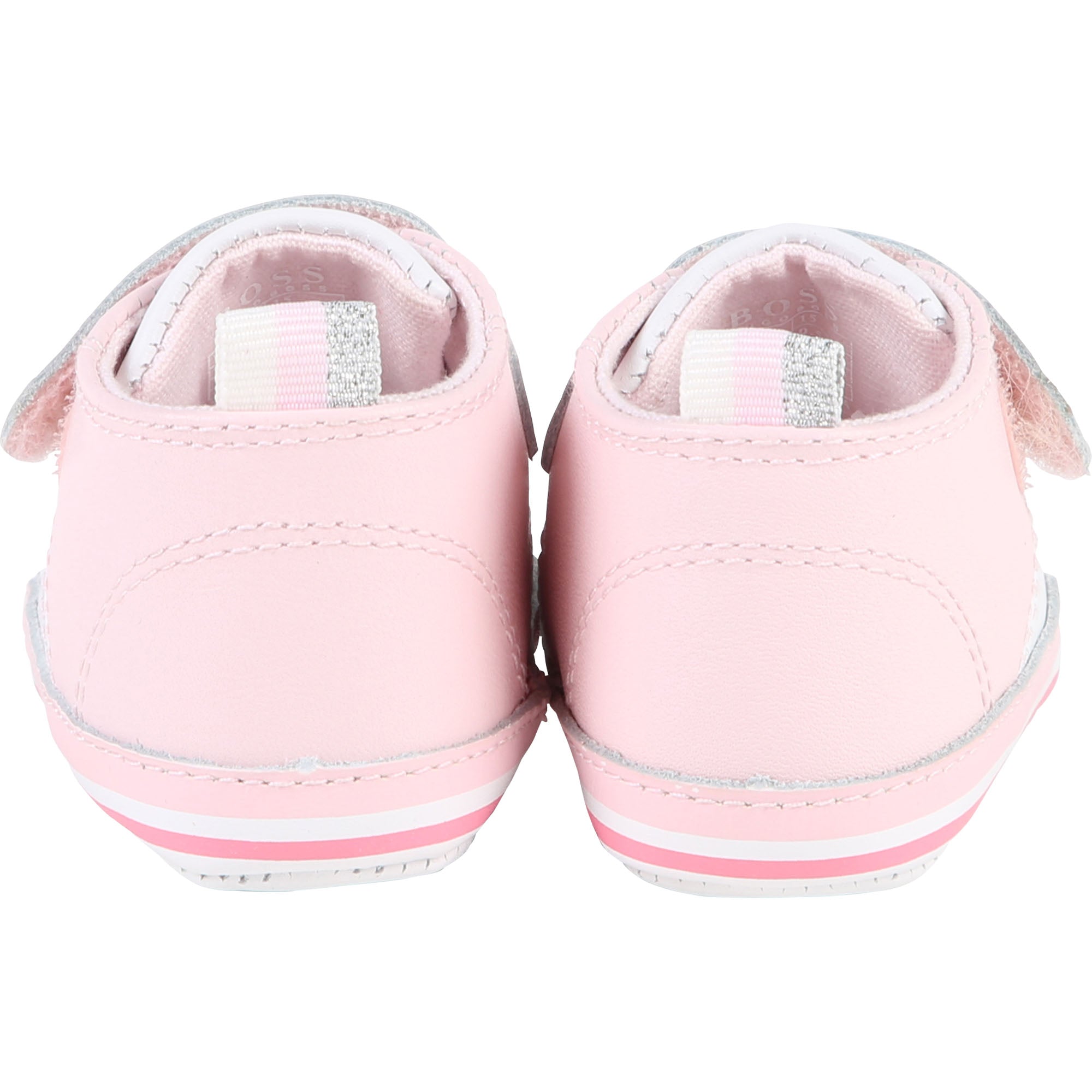 Baby Girls Light Pink Cow Leather Shoes