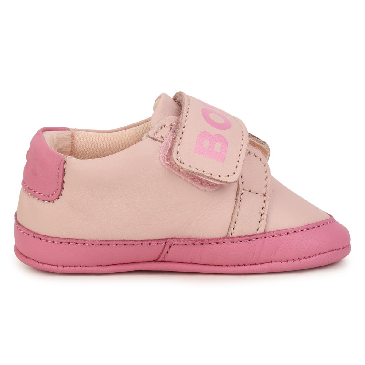 Baby Girls Pink Logo Shoes