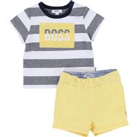 Baby Boys Marine Yellow T-shirt & Shorts Set