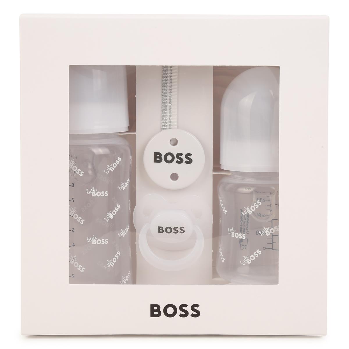 White Feeding Bottle Set