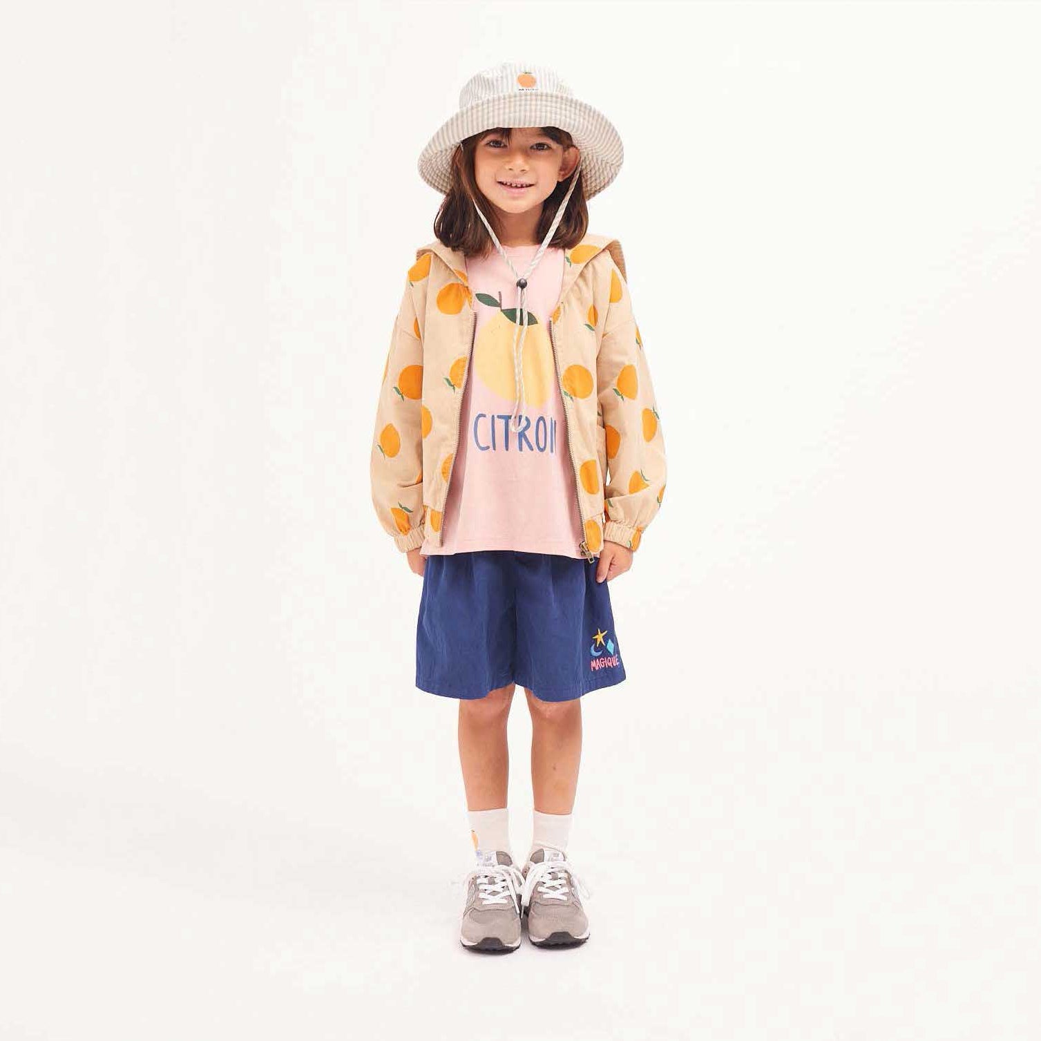 Boys & Girls Navy Cotton Shorts